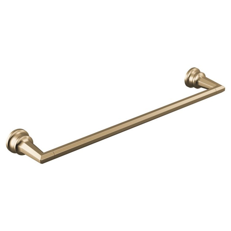 Towel Bar Beauclere 18 Inch Brilliance Luxe Gold Metal