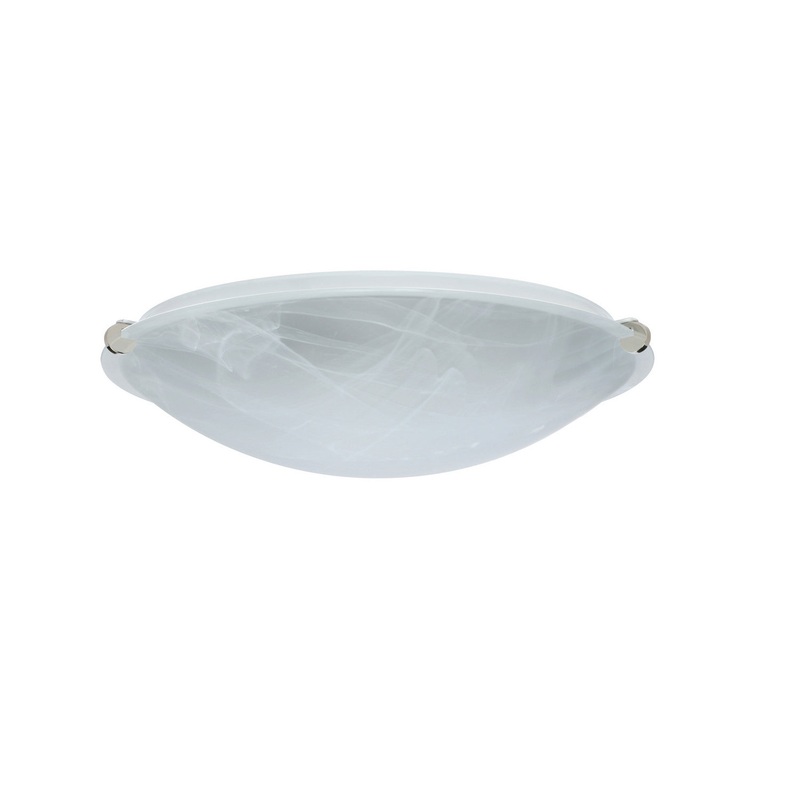 Besa 968252-HAL-PN Trio One Light Ceiling Mount Polished Nickel
