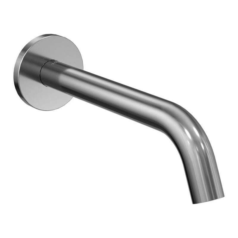 Lavatory Faucet Helix Touchless Wall Mount EcoPower 0.08GPC ADA Polished Chrome 0.5 Gallons per Minute