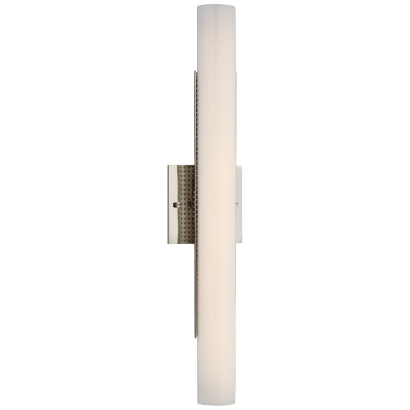 LED Bath Light from the Precision Collection in Polished Nickel Finish by Visual Comfort Signature