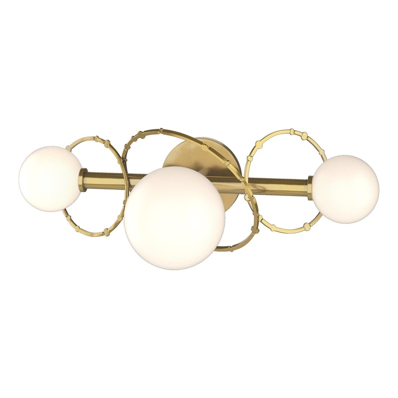 Olympus 3-Light Bath Sconce Modern Brass