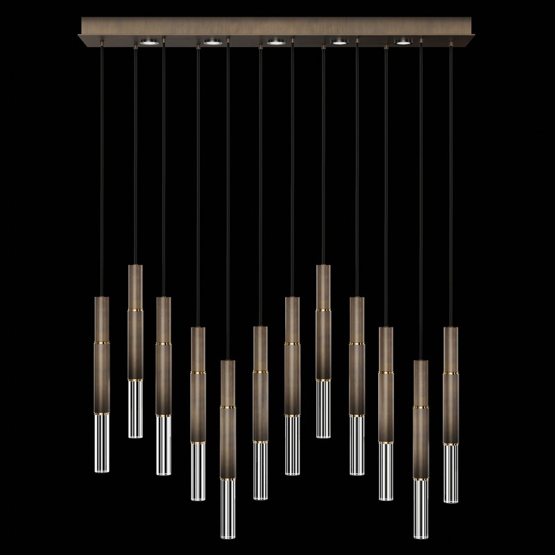 Antonia 61″W Rectangular Pendant Bronze/Brass/No Skin