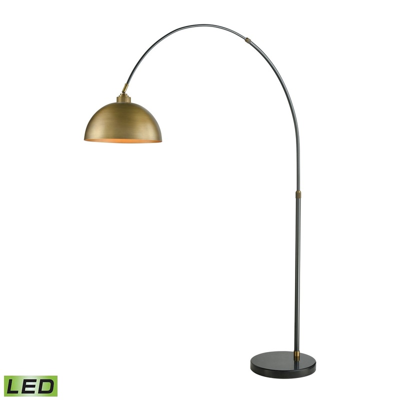ELK Home D3226-LED Magnus LED Floor Lamp Aged Brass