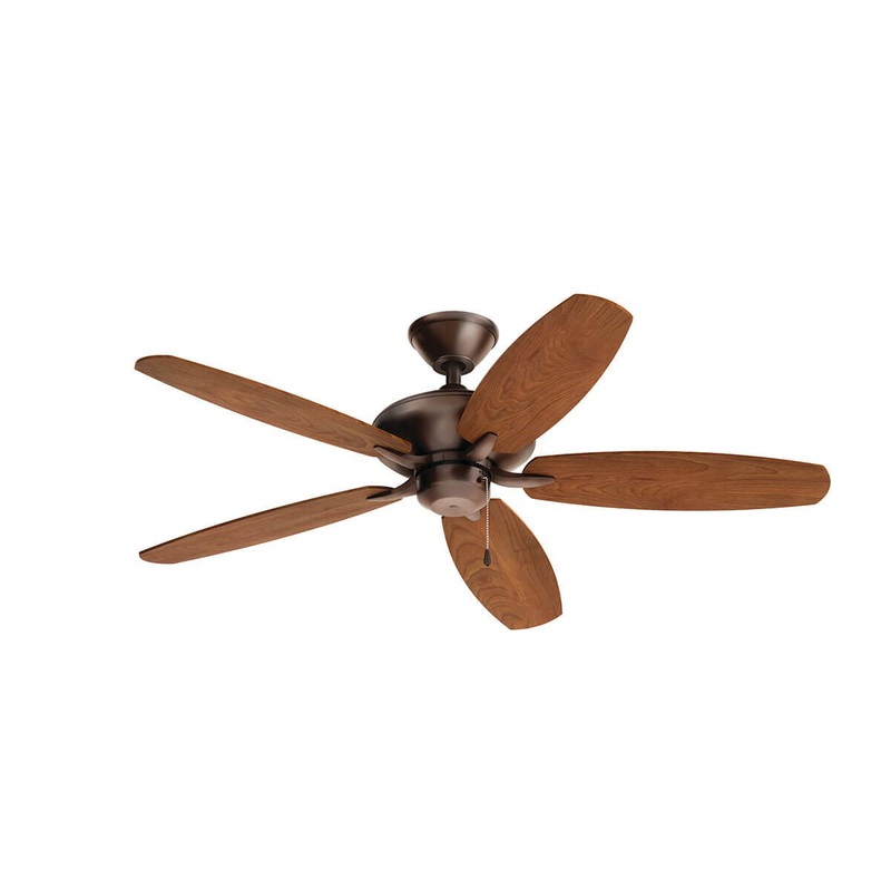 Kichler 330160OBB 52″ Ceiling Fan, Oil Brushed Bronze