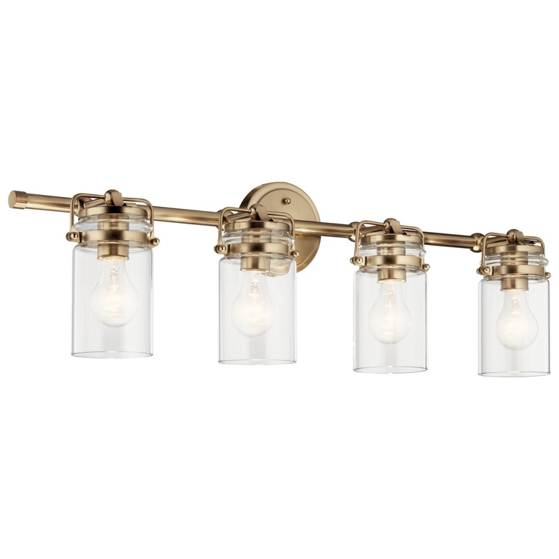 Kichler 45690CPZ Four Light Bath, Champagne Bronze