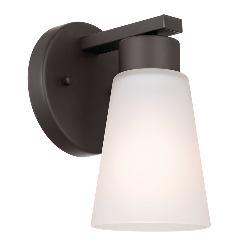 Kichler 52437OZ One Light Wall Sconce, Olde Bronze