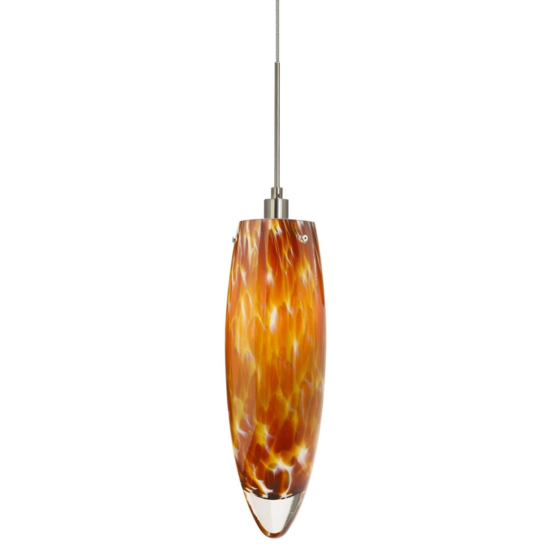 One Light Pendant from the Stalactite Collection in Polished Nickel Finish by Stone Lighting