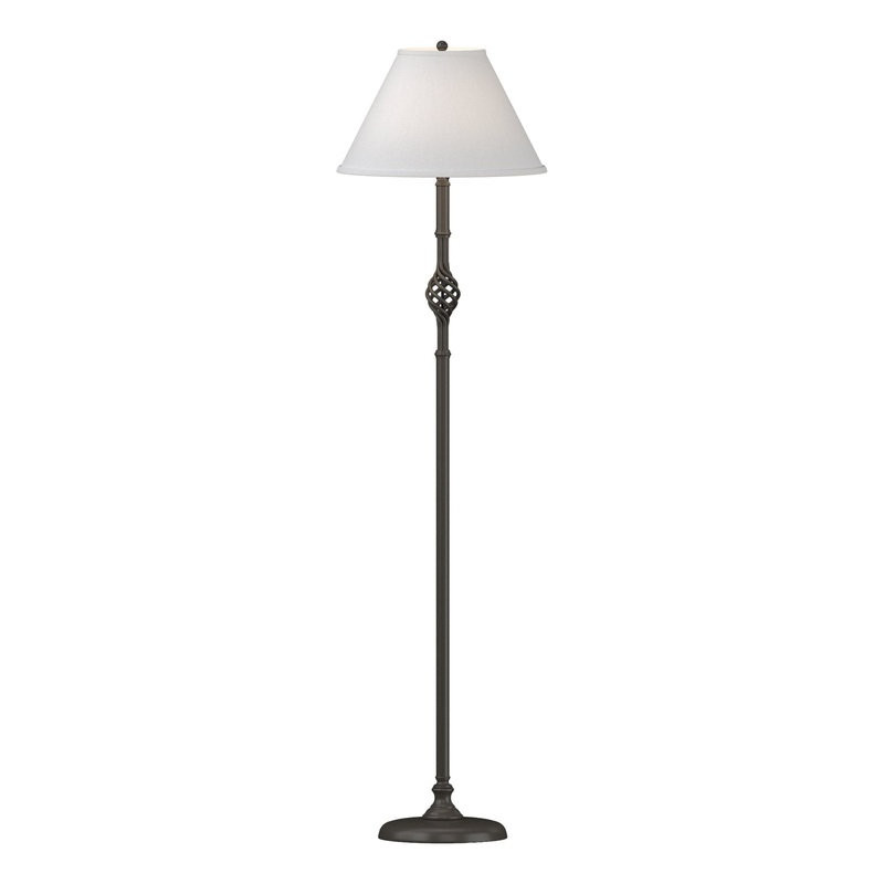 Twist Basket Floor Lamp Dark Smoke