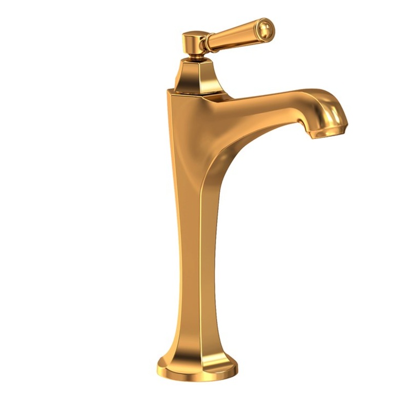 Vessel Faucet Metropole 1 Lever ADA Aged Brass 1.2 Gallons per Minute Faucet Height 11 Inch