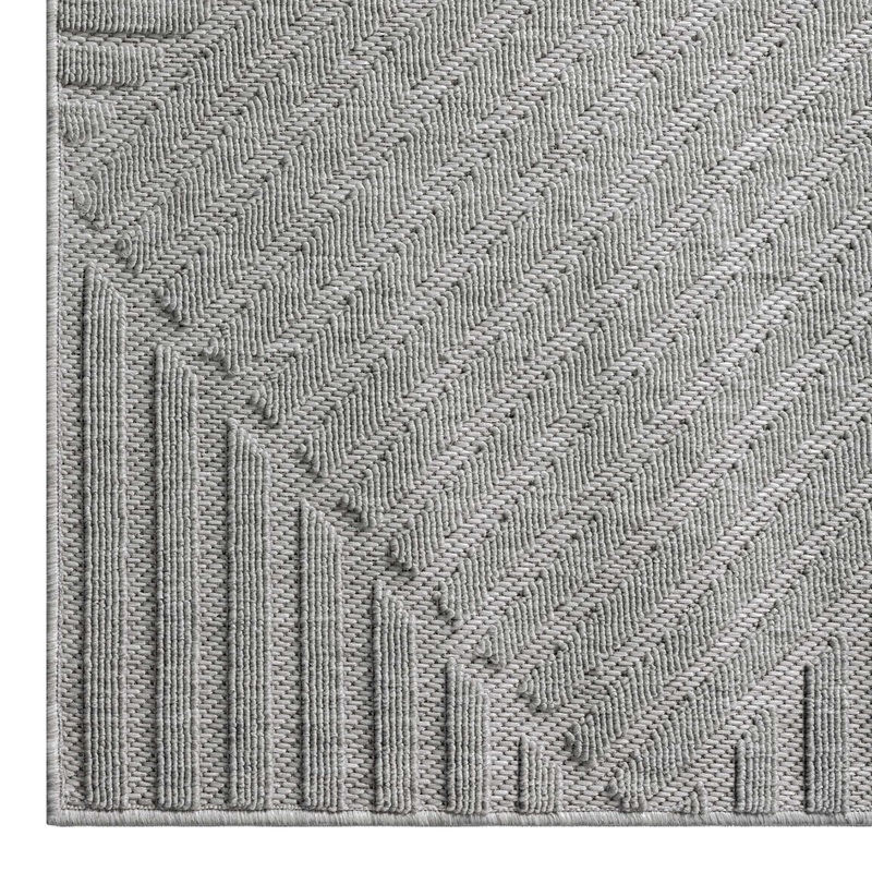Alpha Outdoor Rug – Light Grey – 300×400