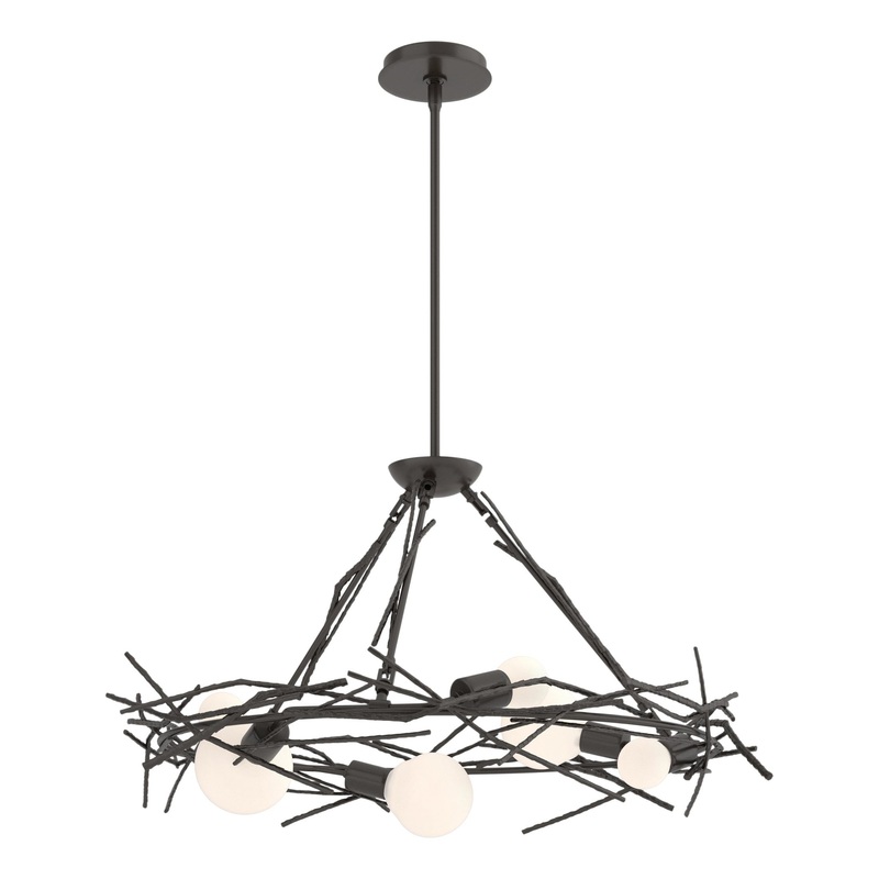 Brindille 6-Light Circular Pendant Oil Rubbed Bronze