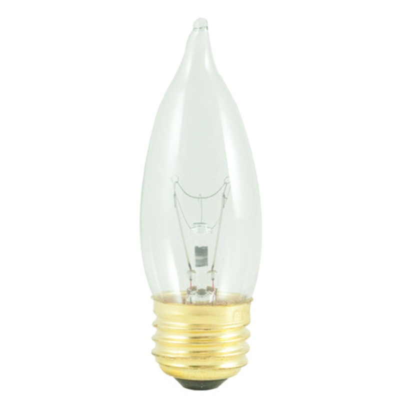 Bulbrite 498040 Torpedo Light Bulb Clear (Discontinued)