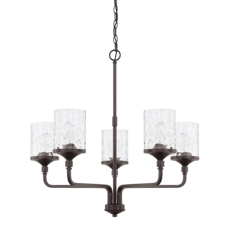 Capital Lighting 428851BZ-451 Colton 5 Light Chandelier Bronze