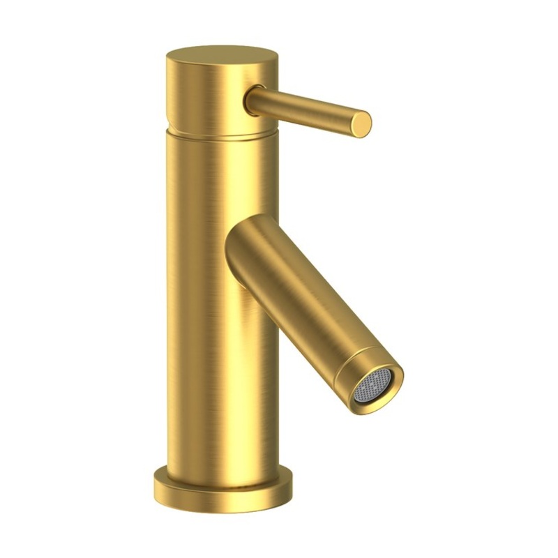 Lavatory Faucet East Linear 1 Lever ADA Satin Brass PVD 1.2 Gallons per Minute Brass Spout Height 2-3/5 Inch