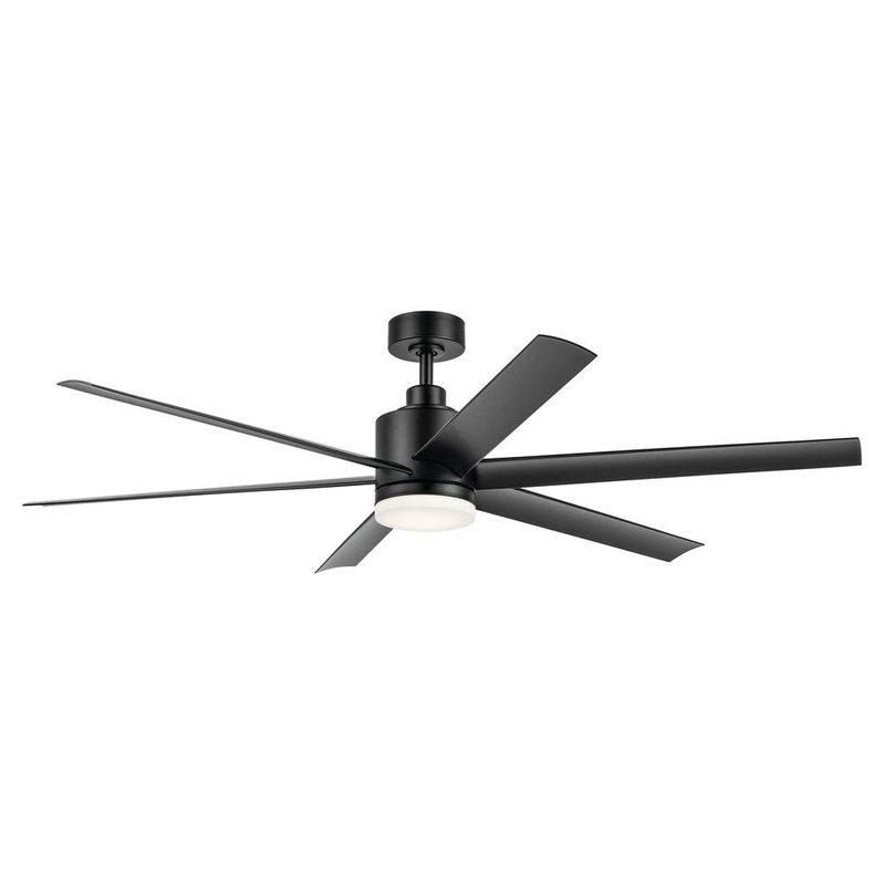 Loa 65″ Ceiling Fan Satin Black