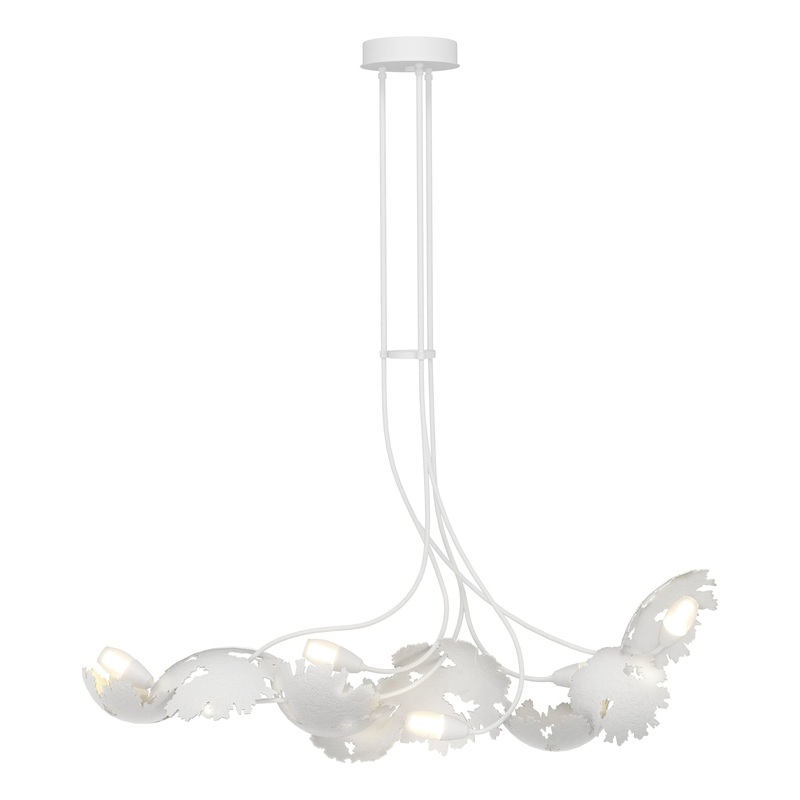 Pangea 6-Light Linear Pendant White