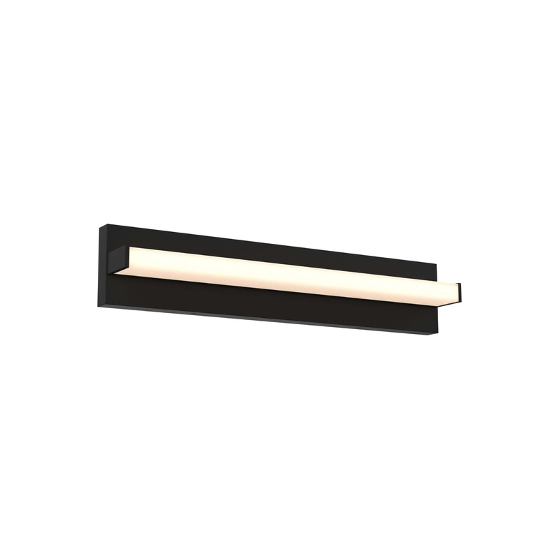 24″ Adjustable Linear Vanity Black