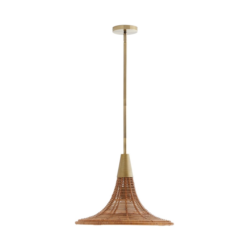 Arteriors 45203 Nicola One Light Pendant Natural (Discontinued)