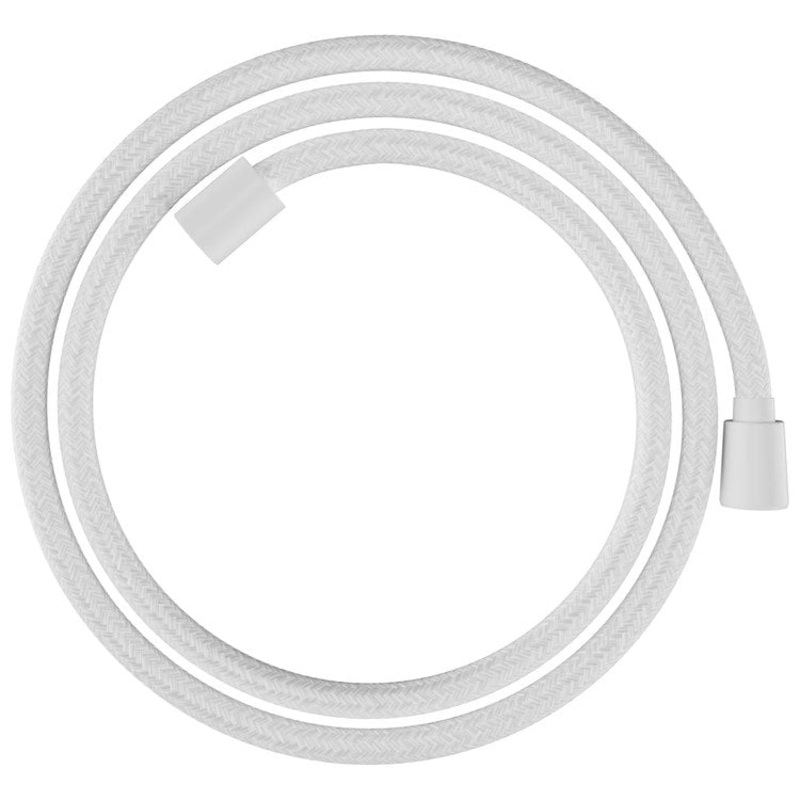 Handshower Hose Designflex Textile 63 Inch Matte White 1/2 IN Plastic