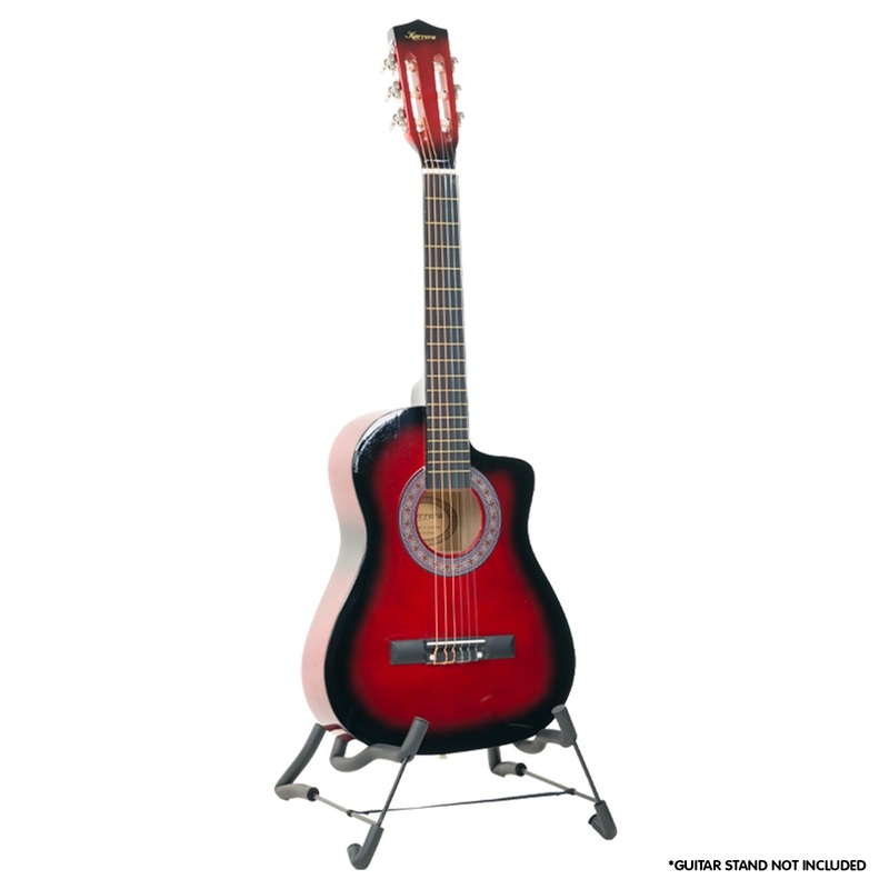 Karrera Childrens Acoustic Guitar Kids – Red