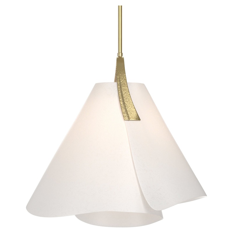 Mobius Small Pendant Modern Brass
