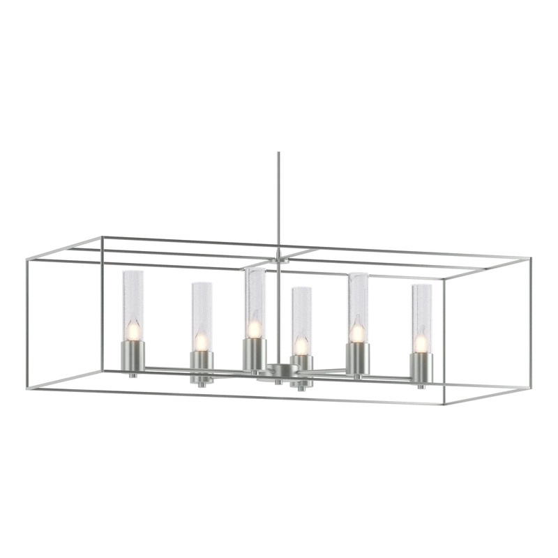 Portico Pendant Vintage Platinum Vintage Platinum Seeded Clear Glass (II)