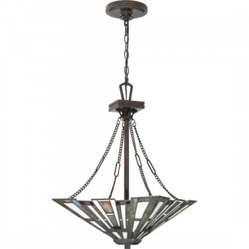 Quoizel TFMK2817VA Maybeck Pendant tiffany 3 light valiant bronze Pendant