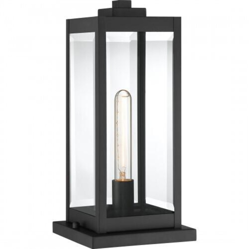 Quoizel WVR9106EK Westover Outdoor pier base 1light earth black Outdoor Lantern