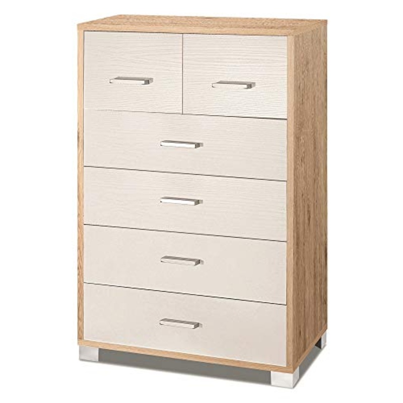 Sarmog Kit Mobile CASSETTIERA 6 POSTI H112 L70 P41 Cm Struttura Rustico Frontale Olmo 772k