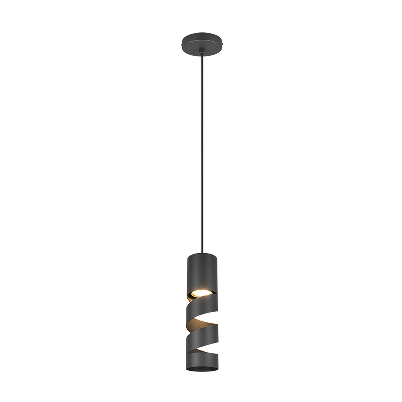 Stream 1-Light Pendant Matte Black