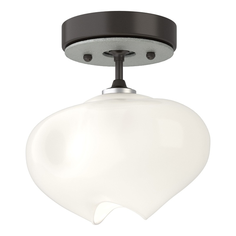 Ume 1-Light Semi-Flush Oil Rubbed Bronze Vintage Platinum
