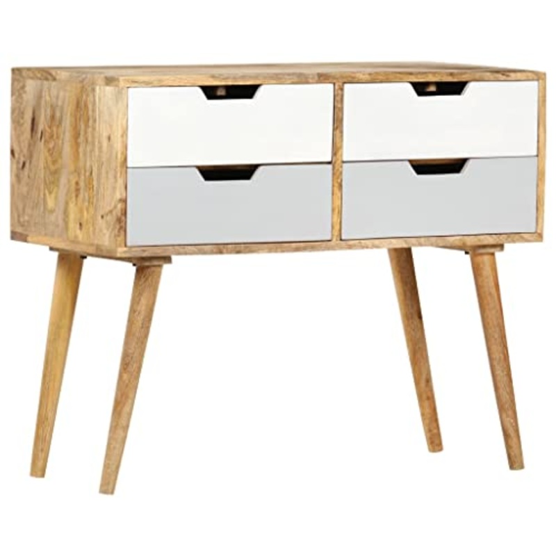 vidaXL Credenza 85x40x71 cm in Legno Massello di Mango