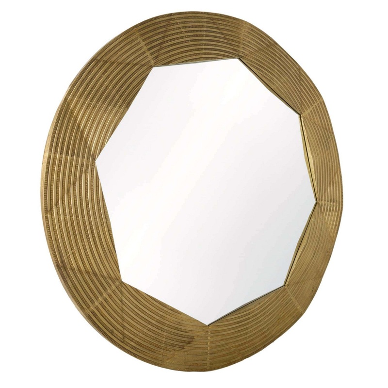 Arteriors WMI09 Wilma Mirror Antique Brass