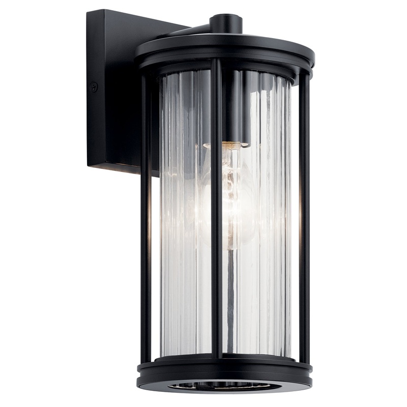 Kichler 59022BK One Light Outdoor Wall Mount, Black