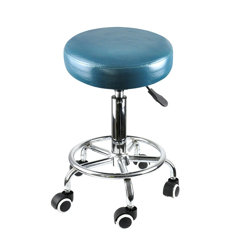 Levede Bar Stools Salon Stool Swivel Teal