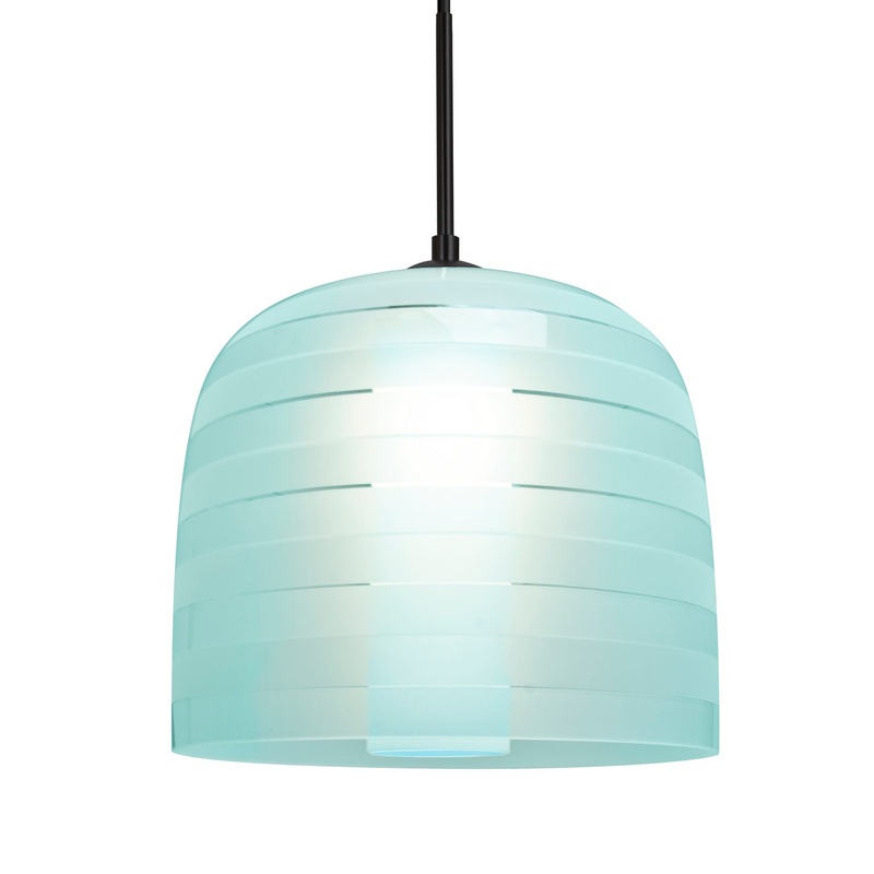 One Light Pendant from the Mitzi 10 Collection in Black Finish by Besa