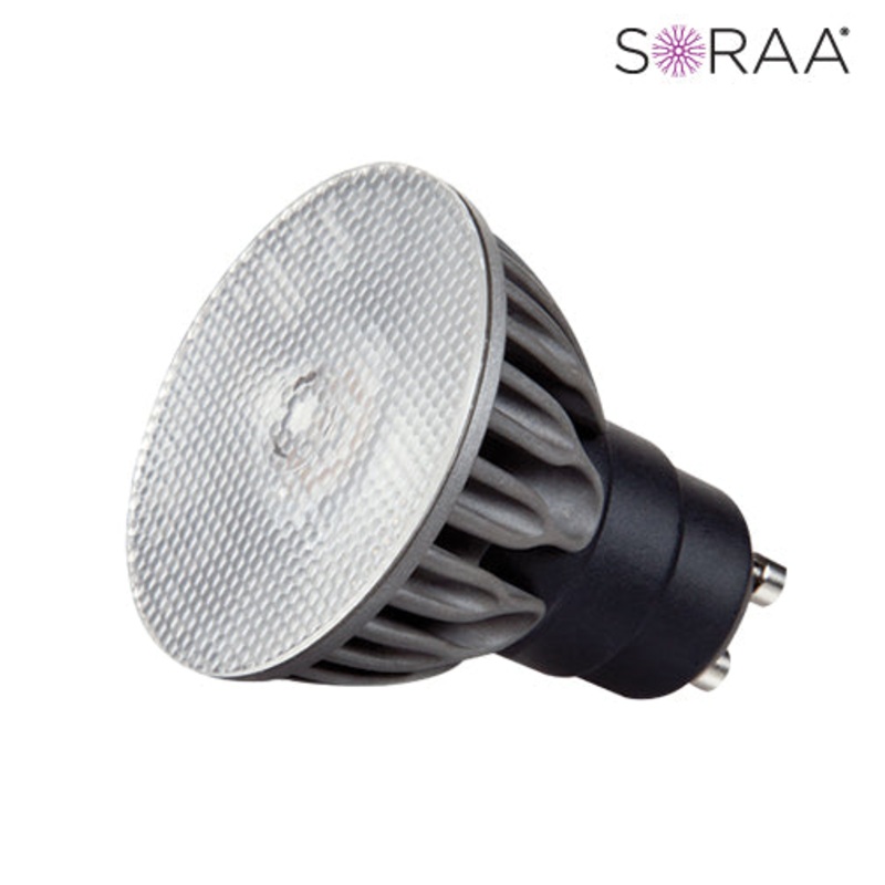 SORAA 9W LED MR16 2700K VIVID 25 120V GU10 DIM Light Bulb by Bulbrite