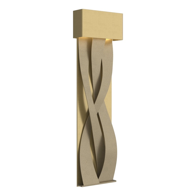 Tress Large LED Sconce Modern Brass Soft Gold