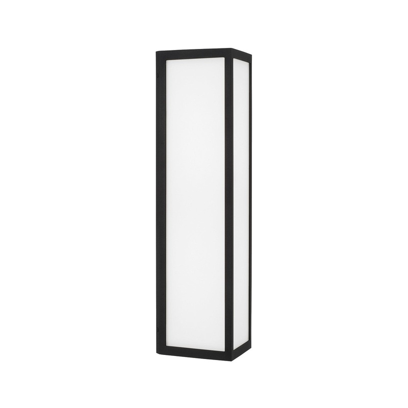 Two Light Outdoor Wall Lantern from the Irvin Collection in Black Finish by Capital Lighting