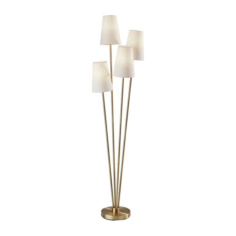 Wentworth Floor Lamp Antique Brass