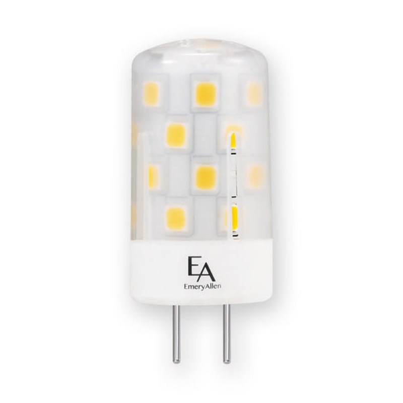 3 Watt 300  Lumens, Gy6.35 Bi Pin base, 12 Volt Light Bulb by Emery Allen