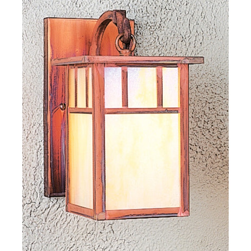 Arroyo HB-4LDTGW-RC Huntington One Light Wall Mount Raw Copper