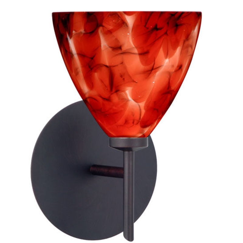 Besa 1SW-177941-BR Mia One Light Wall Sconce Bronze (Discontinued)