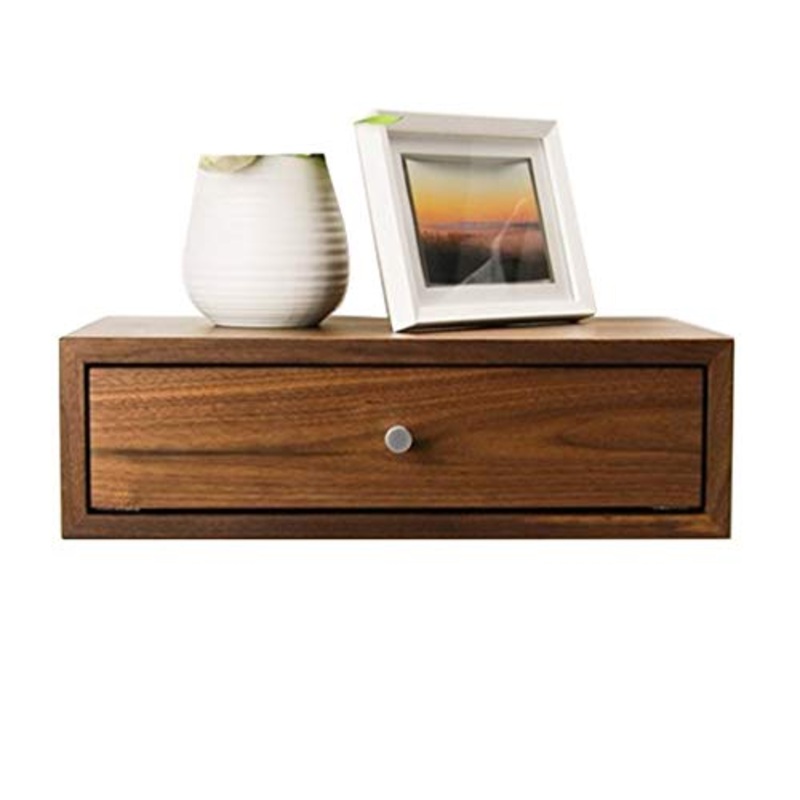 Comodino Galleggiante Comodino A Muro Nordico Comodino Sospeso Tavolo Da Toeletta Comodino A Parete Divisorio Multicolore (Color : Brown)