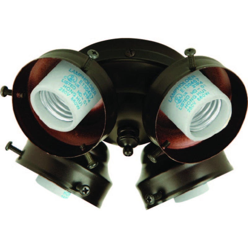 Craftmade F405-ABZ-LED Universal Four Light Fitter Aged Bronze Brushed (Discontinued)