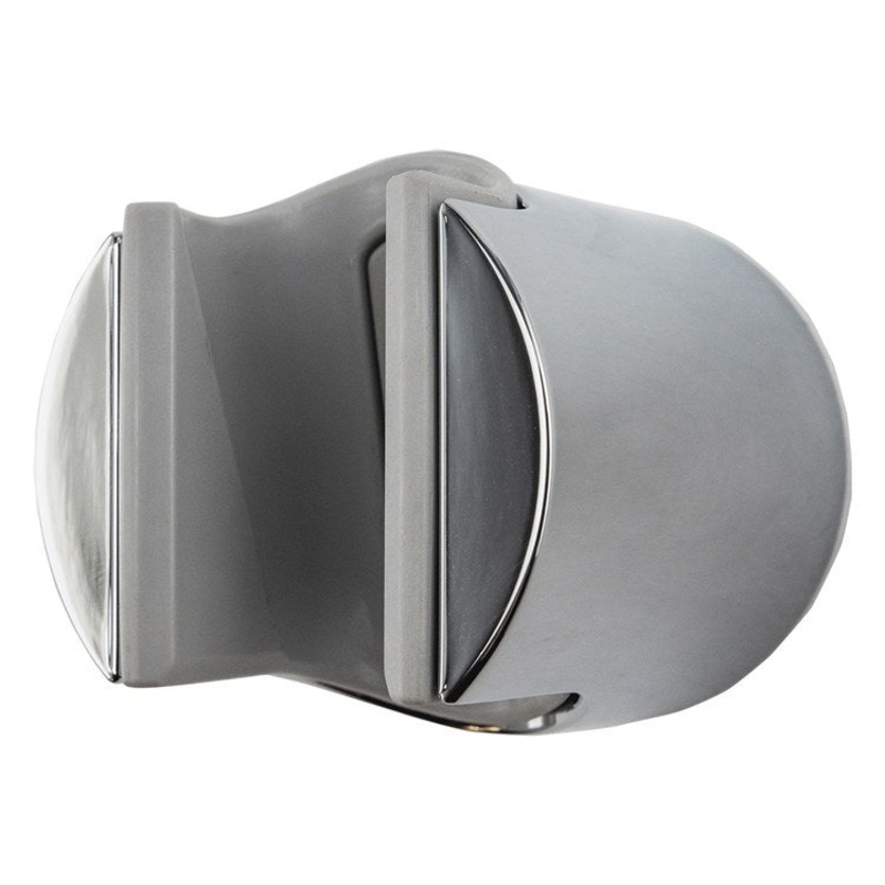 Handshower Mount Round Polished Chrome Plastic
