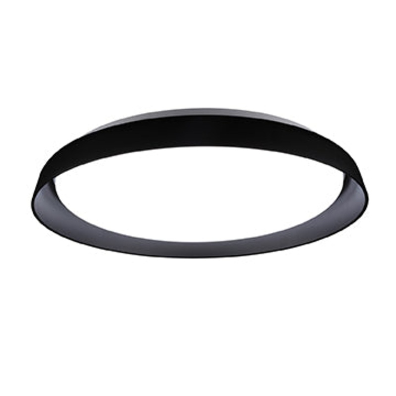 LED Flush Mount from the Hampton Collection in Black Finish by Kuzco Lighting