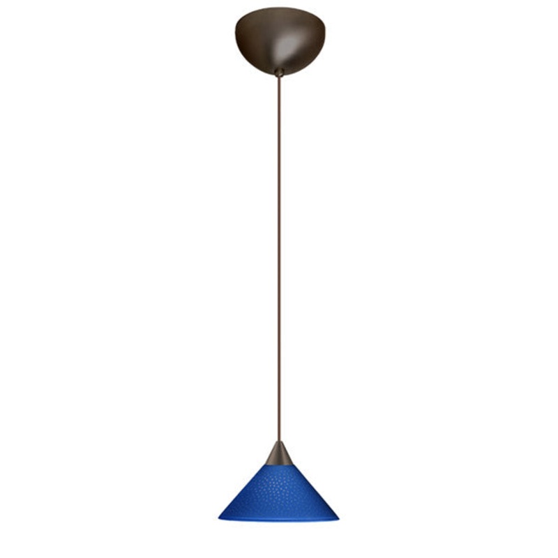 Besa 1XC-282484-BR Kona One Light Pendant Bronze