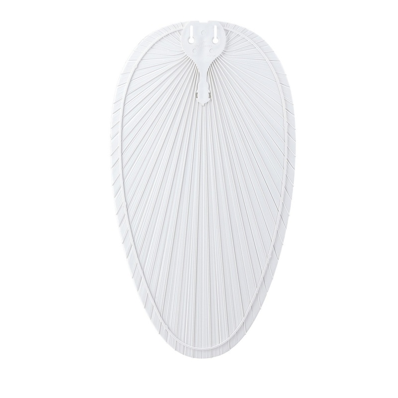 Blade Set of 5 from the Islander DC Collection in Matte White Finish by Fanimation