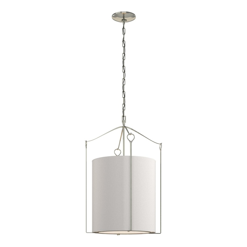 Bow Tall Pendant Sterling Flax Shade (SE)